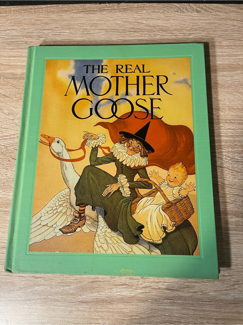 Vtg 1940s nursery book “The Real Mother Goose “